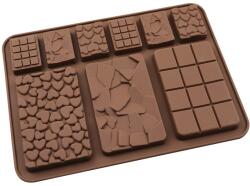Szilikon forma házi csokoládéhoz, csokikhoz, édességekhez (SBM005)