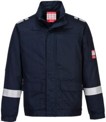 Portwest FR601 - Bizflame Plus Lightweight Stretch lángálló kabát, tengerészkék (FR601NARS)