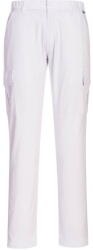 Portwest S231 - Stretch Slim Fit Combat nadrág, fehér (S231WHR42) - munkavedelemzona