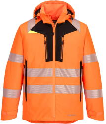 Portwest DX461 - DX4 Hi-Vis téli kabát, narancs/fekete (DX461OBRS) - munkavedelemzona