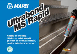 Mapei Ultrabond MS Rapid - Adeziv de montaj, hibrid, cu priz rapid pentru interior si exterior (MAP-2463954IT)