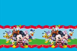 Procos Față de masă din hărtie - Mickey Mouse Rock 120x180 cm Fata de masa