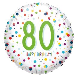 Amscan Balon din folie cerc - 80 de ani