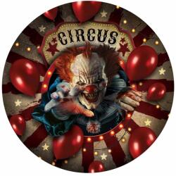 Guirca Farfurii - Halloween Circus Clown 23 cm 6 buc