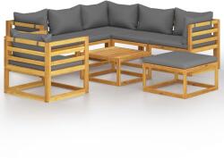 vidaXL Set mobilier cu perne, 8 piese, lemn acacia 3057614