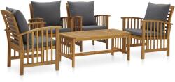 vidaXL Set mobilier cu perne, 5 piese, lemn acacia 3057982