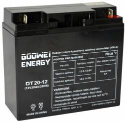 Goowei Energy Karbantartásmentes ólom-sav akkumulátor OT20-12, 12V, 20Ah (OT20-12)