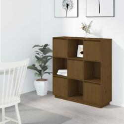 vidaXL Dulap înalt, maro miere, 110, 5x35x117 cm, lemn masiv de pin (814372) Comoda