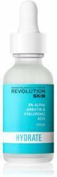Revolution Beauty Hyaluronic Acid & 2% Alpha Arbutin ser hidratant pentru stralucire 30 ml
