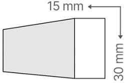 ANRO Sima léc 1.5 cm x 3 cm - natúr (Sima léc (1.5 cm x 3cm))