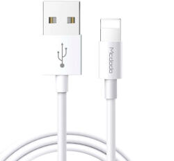 Mcdodo Cablu Element Series Lightning White (max 2A, 1m)-T. Verde 0.1 lei/buc (CA-6020)