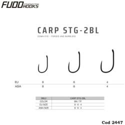 FUDO Hooks Carlige FUDO Carp STG-2BL TF, Nr. 4, 7buc/plic (2447-4)