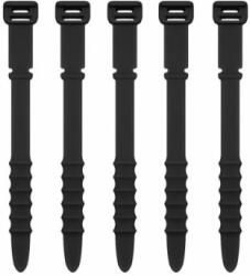 FixPremium - Kábelrendező - kábelszalag - 10 darabos készlet, fekete
