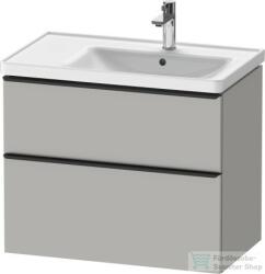 Duravit D-NEO 784x452 mm-es 2 fiókos függesztett szekrény 237080XXX mosdóhoz, Concrete Grey Matt Decor DE435800707 (DE435800707)