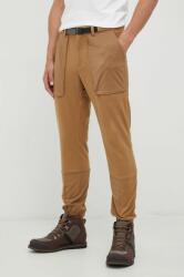 Columbia pantaloni barbati, culoarea maro, drept 9BYY-SPM08Z_82X