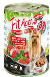 Panzi FitActive DOG 415g konzerv marha-máj-bárány