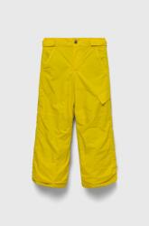 Columbia pantaloni copii culoarea galben 9BYY-SPB0AJ_11X