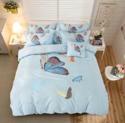  Lenjerie de pat din bumbac Culoare albastru, FLYING BUTTERFLY Lenjerie de pat