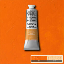 Winsor&Newton Griffin alkyd olajfesték, 37 ml - 090, cadmium orange hue