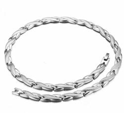 Elegance Amarillisz mágneses nemesacél nyaklánc ezüst fazonban (NYA - 455871-silver)