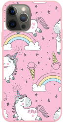 etuo Husa telefon - etuo Soft Flex Design - Unicorn - Pink Unicorn - roz