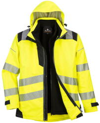 Portwest PW365 - PW3 Hi-Vis 3: 1 kabát, sárga/fekete (PW365YBRL) - munkavedelemzona