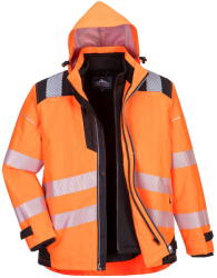 Portwest PW365 - PW3 Hi-Vis 3: 1 kabát, narancs/fekete (PW365OBRL) - munkavedelemzona
