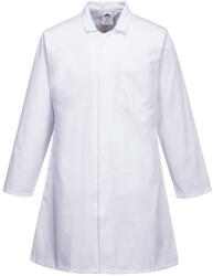 Portwest 2206 - Férfi élelmiszeripari köpeny, 3 zsebbel, fehér (2206WHRXXL) - munkavedelemzona