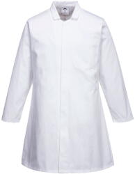 Portwest 2202 - Férfi élelmiszeripari köpeny belső zsebbel, fehér (2202WHRXL) - munkavedelemzona