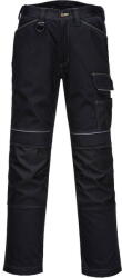 Portwest PW380 - PW3 Hi-Vis női stretch munkanadrág, fekete (PW380BKR28) - munkavedelemzona