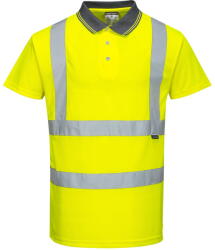 Portwest S477 - Jól láthatósági rövidujjú pólóing, sárga (S477YERXXXL)