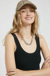 Abercrombie & Fitch top női, fekete - fekete XXS - answear - 12 990 Ft