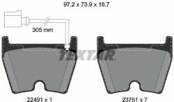 TEXTAR set placute frana, frana disc TEXTAR Q+ 2249101 (2249101)