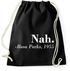 printfashion Nah - Rosa Parks - Sportzsák, Tornazsák - Fekete (8535717)
