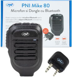 PNI Microfon si Dongle cu Bluetooth PNI Mike 80, dual channel, compatibil cu PNI HP 8001L (PNI-MIKE80) - pcone