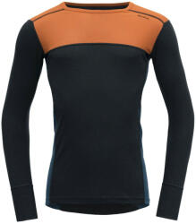 Devold Lauparen Merino 190 Shirt Man férfi funkcionális póló L / narancs/fekete