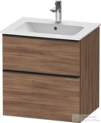 Duravit D-NEO 610x462 mm-es 2 fiókos függesztett szekrény 233663XXX mosdóhoz, Natural Walnut Decor DE436107979 (DE436107979)