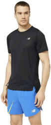 New Balance Accelerate Short Sleeve , Negru , XL