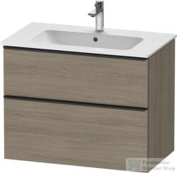 Duravit D-NEO 810x462 mm-es 2 fiókos függesztett szekrény 233683XXX mosdóhoz, Oak Terra DE436203535 (DE436203535)