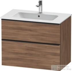 Duravit D-NEO 810x462 mm-es 2 fiókos függesztett szekrény 233683XXX mosdóhoz, Natural Walnut Decor DE436207979 (DE436207979)