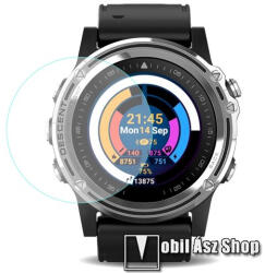  TPU okosóra képernyővédő fólia - CLEAR - 1db, törlőkendővel - A TELJES ELŐLAPOT VÉDI! - Garmin Descent Mk1