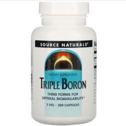 Source Naturals Triple Boron, 3 mg, 200 db, Source Naturals