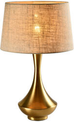 ELMARK Pietro asztali lámpa 1XE27 arany/len Elmark (ELM 955PIETRO1T)