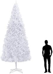 vidaXL Brad de Crăciun artificial, alb, 400 cm (284294)