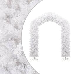 vidaXL Arcadă pom de Crăciun, alb, 270 cm (345093)