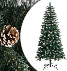 vidaXL Brad de Crăciun artificial cu suport, verde, 120 cm, PVC (345173)