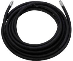 Magasnyomású tömlő 10m, DN10, 3/8″KK véggel, 2 acélbetétes, fekete színű (Tömlő-10-fekete)