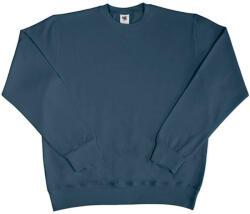 SG Lighting Férfi pulóver hosszú ujjú SG Sweatshirt - L, Farmer kék (Denim)