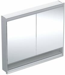 Geberit Dulap incastrat cu oglinda si nisa Geberit One ComfortLight 105 cm aluminiu eloxat (505.824.00.1) - neakaisa