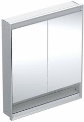 Geberit Dulap incastrat cu oglinda si nisa Geberit One ComfortLight 75 cm aluminiu eloxat (505.822.00.1) - neakaisa